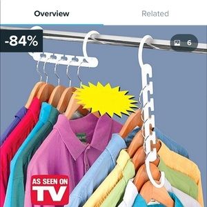 White space saver Hangers